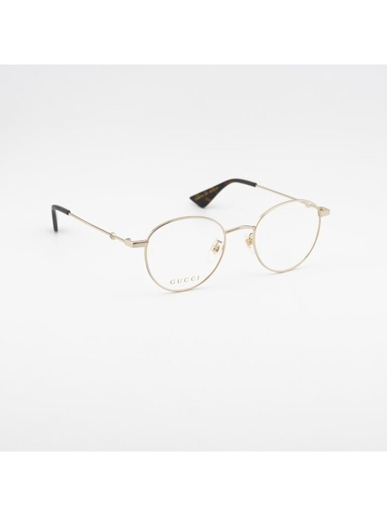 Gucci GG0607OK 001 Eyeglasses Gold 50mm Round Frame main image 11